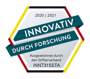 Auszeichnung vom Stifterverband: Innovativ durch Forschung 2020/21